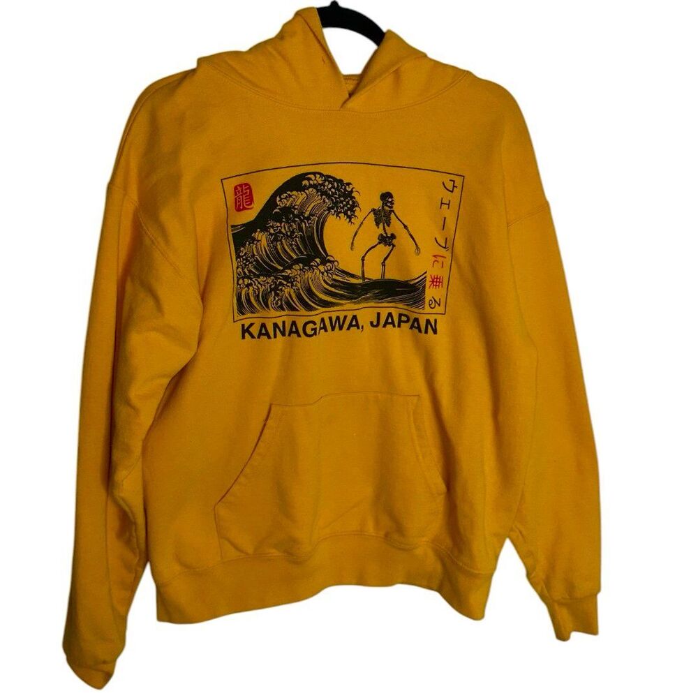 Kanagawa, Japan Hoodie by Artist Union Size M